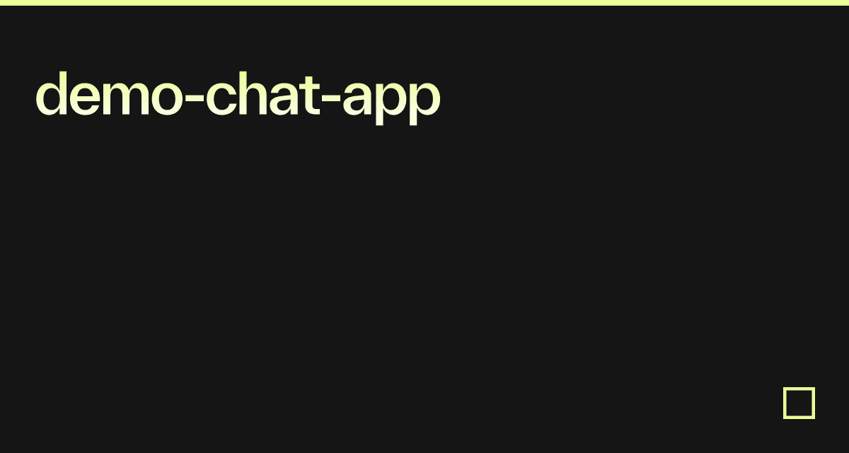 demo-chat-app