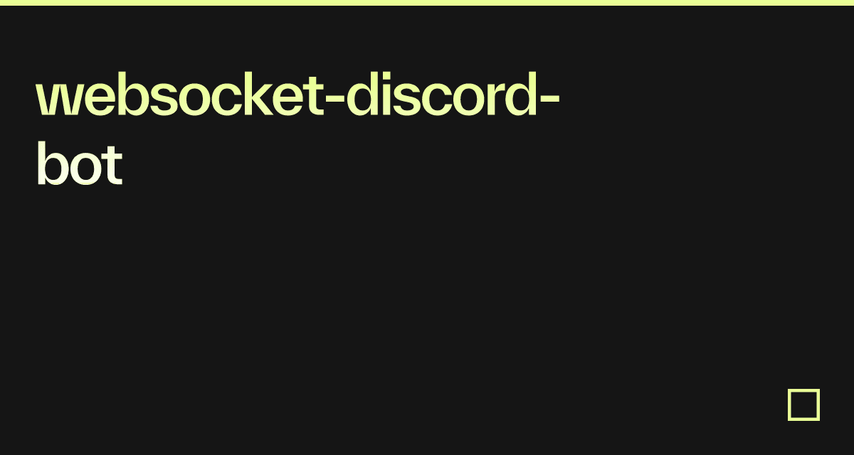 websocket-discord-bot