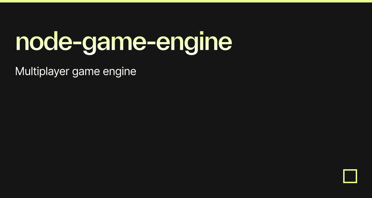 node-game-engine
