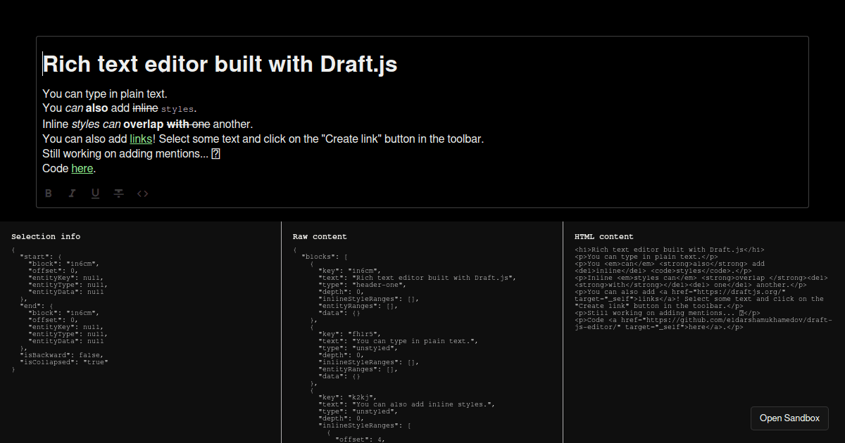 draft-js-editor
