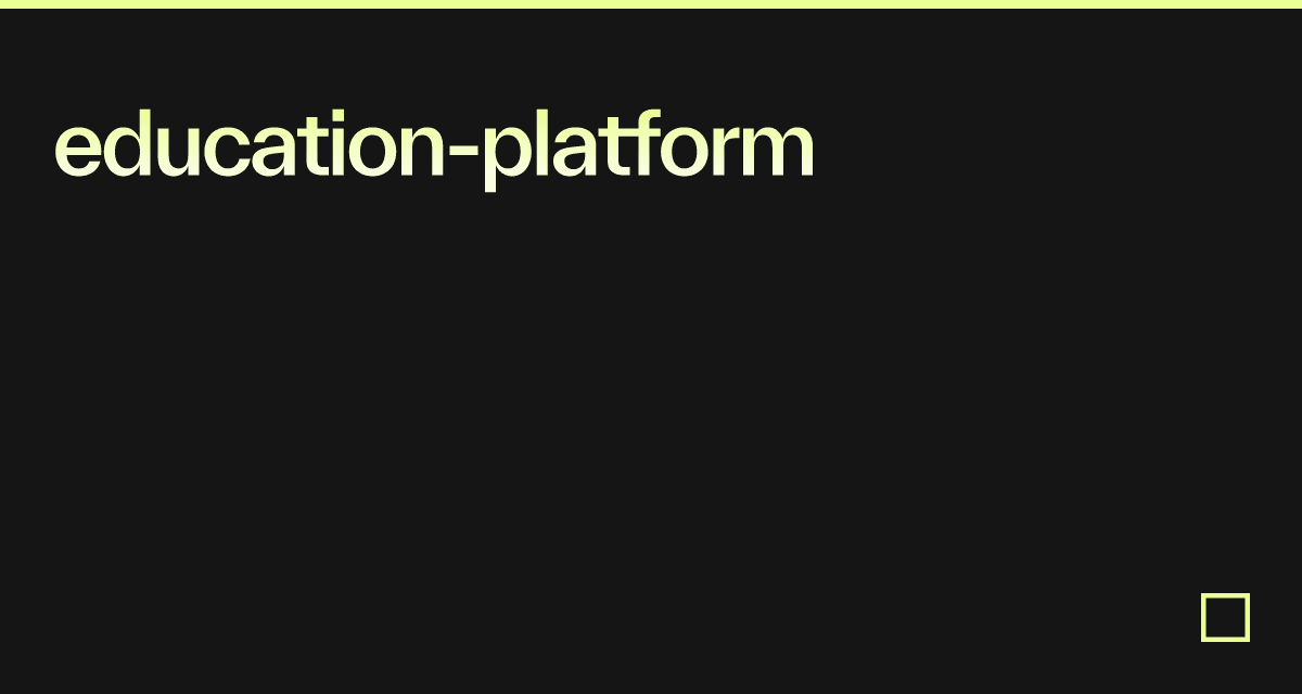 education-platform